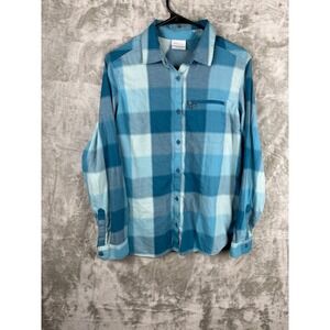 Columbia‎ Sportswear Plaid Button Down Shirt Womens S Outdoor Casual Utility